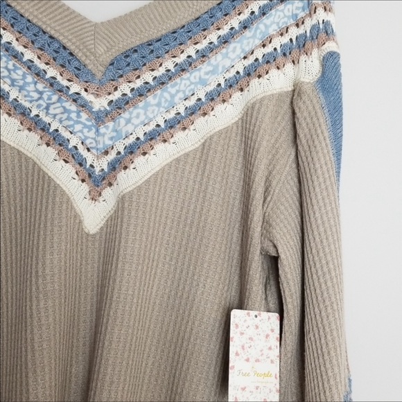 Free People Copenhagen Oversized Thermal Sweater - Picture 6 of 8